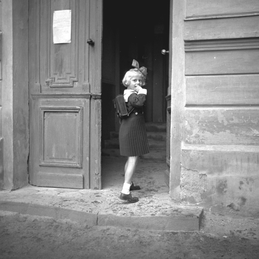 Kati is iskola előtt