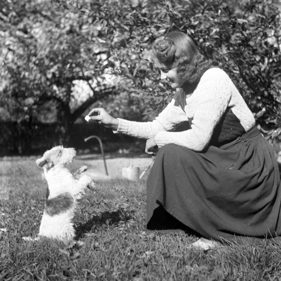Mária kutyával