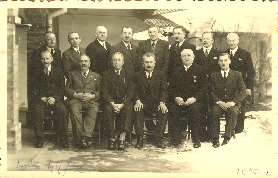Ipartestület vezetői a 40-es években